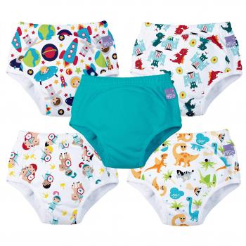 Junior LeakShield Potty Shorts – Boys 5-Piece