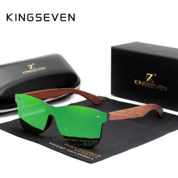 KINGSEVEN Männer Sonnenbrille aus Holz