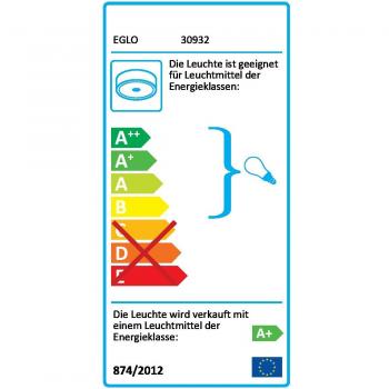 Decke‑Cabo LED-Lampe 6‑Flammen – Edelstahl‑Glas, GU10-Fassung