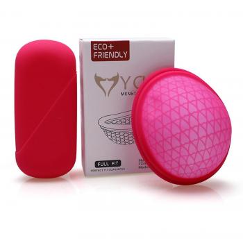 Silicone menstruel étanche avec coupe flexible rouge L