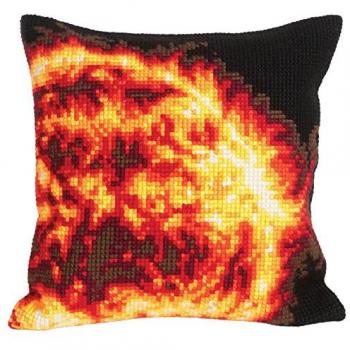 D'Art Cross Stitch Cushion Kit: Sun