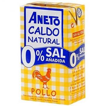Aneto Caldo de Pollo Sin Sal 1L