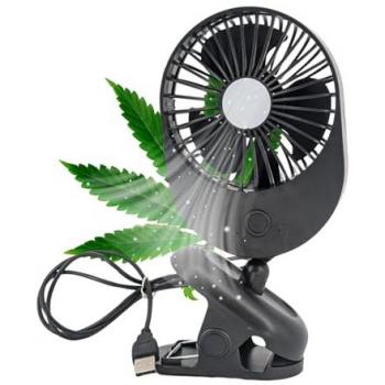 Kompakter USB Clipventilator für Pflanzen