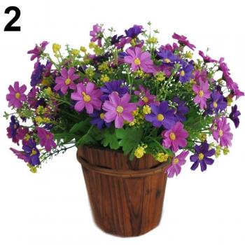 Fleurs factices de marguerite 28 têtes