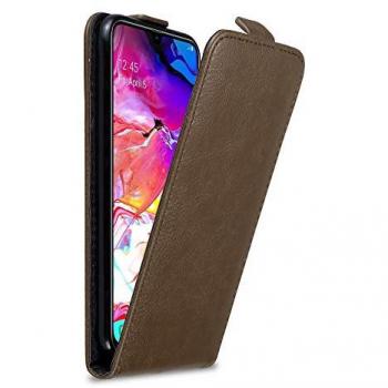 Couvercle magnétique Cadorabo Galaxy A70/A70S – Housse couleur café