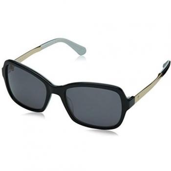 Kate Spade Annjanette Lunettes de Soleil Acétate Noir et Blanc