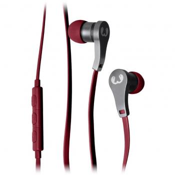 Lace Earbuds Fresh ‘n Rebel 2.0 rosso con cavo piatto