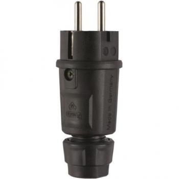 ABL Netzstecker Hightech SCHUKO 100000064 schwarz
