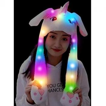 Festive Unicorn Ears Plush Hat