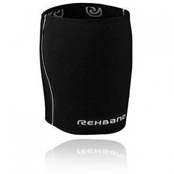 Oberschenkelbandage 3 mm Rehband QD – Schwarz S