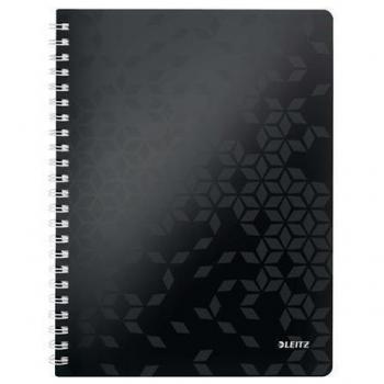 Leitz A4 Ruled Notebook Black Pack of 6