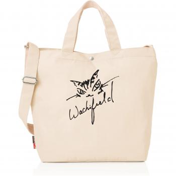 Dayan Ivory Cat Tote – Dual‑Strap, Large Capacity, Water‑Proof