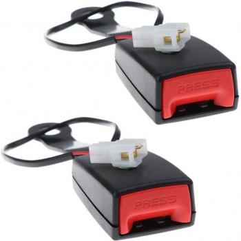 Indicatore Connessione Fibbia Serratura Cintura Sicurezza Anteriore Auto 2 Pezzi
