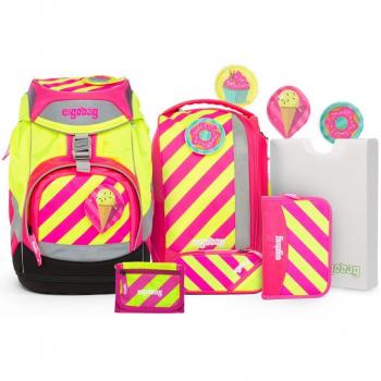 Ergobag NEO Schulbag Set 7‑Teile, 35 cm (Klettie‑Version)