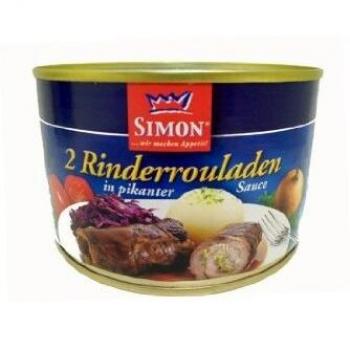 Simon 2 Rinderrouladen in pikanter Sauce 400g