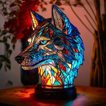 Lámpara Mágica de Animales Bohemios