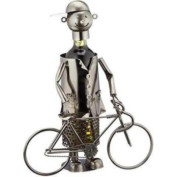 Metallic Bike‑Wine Holder – Dekorative Figur