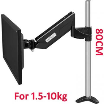 Support Bureau LCD 80 cm – Double Bras à Gaz 10 23