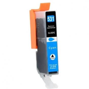 Cartucho Compatível Canon CLI-531C Azul