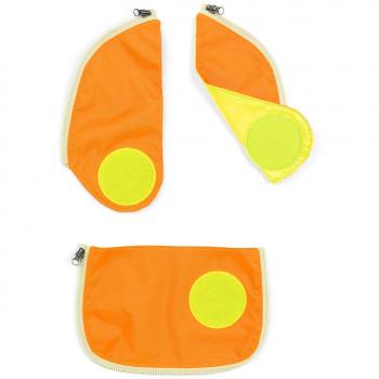 Ergobag Schulzubehör cubo Sicherheits-Set, 3-tlg. 2019 und älter Orange