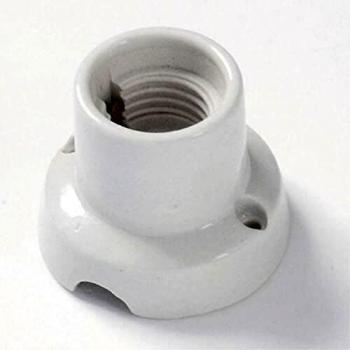 Portalampada Parete Soffitto E27 Porcellana
