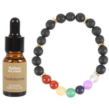 Seven Chakras Essence Gemstone Oil Bracelet
