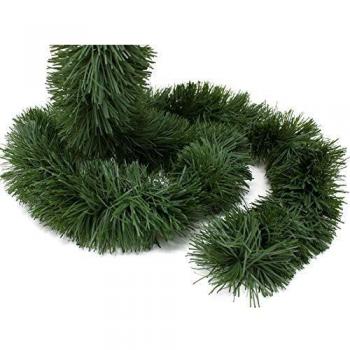 Festone Verde per Decorazione Natalizia 270 cm