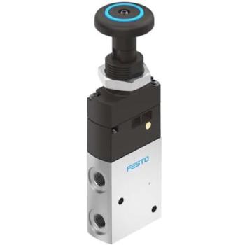 Festo Monostable Pushbutton Valve, 3/2 NO/NC – G1/4, 870 l/min, 3.5‑10 bar (51‑145 psi