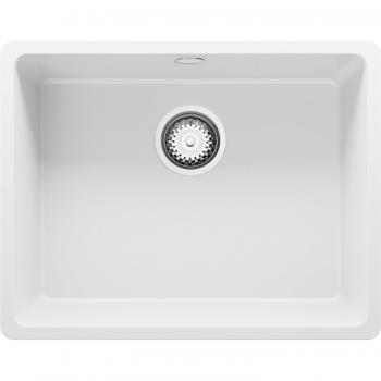 Evier sous plan 56 × 44 cm (Primagran) – granit, bac unique + kit de vidange