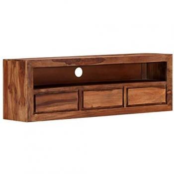 Mueble de salón para TV de madera maciza Sheesham 120x30x40 cm