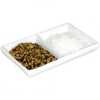 Olympia 2 Section Serving Bowls Porcelain Freezer Safe 12 Piece Set