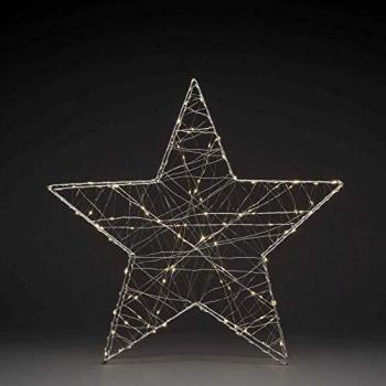 Holiday Gleam Silver Sculpture – 60×60×11 cm
