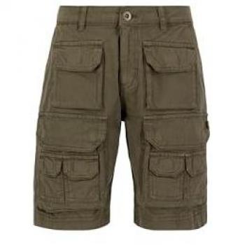 Male Alpha Industries Battle Shorts – Dark Olive, 33