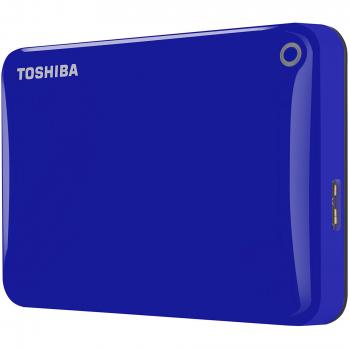 Toshiba Canvio Connect II 1TB USB 3.0 Portable Hard Disk Blue