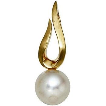 Perlenanhänger 585 Gold Gelbgold mit 1 Süßwasser-Perle