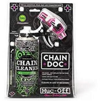 Muc-Off Strumento Lavacatena Bici con Spazzole Rotanti, 400 ml