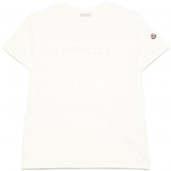 Moncler T-shirt en Blanc – XS
