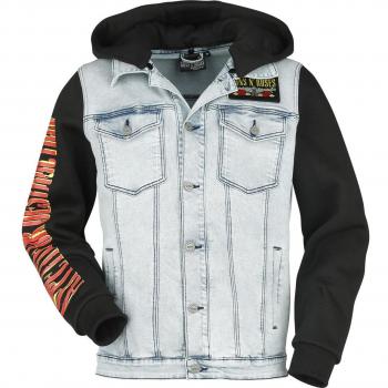 Blazer Denim GNR – Signature EMP – Hommes – Taille M à XXL – Bleu Clair-Noir