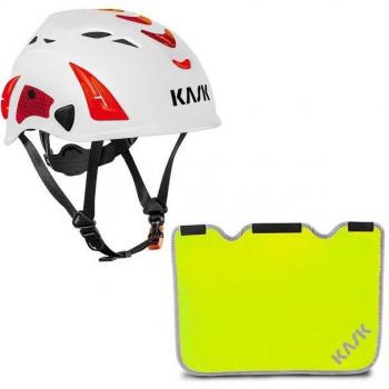 KASK Nackenschutz Helm für Hocharbeit – Weiß & Rot