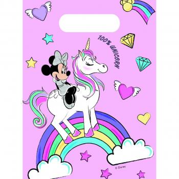 6 Sacchetti Regalo Minnie Unicorn