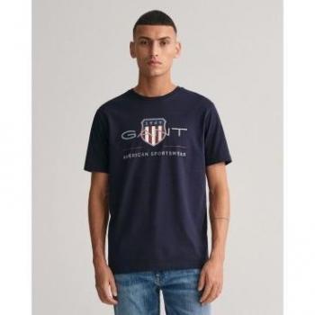 Camiseta Gant Reg Archive Shield Ss T-Shirt para hombre