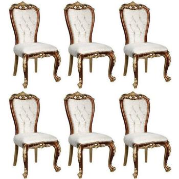 Casa Padrino Barockstil Esszimmermöbel Set