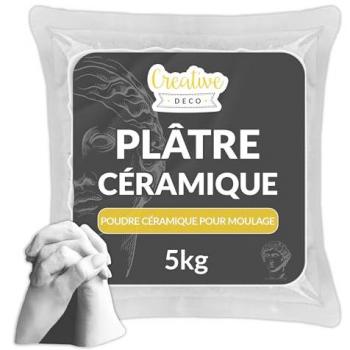 Moule Poudre de Céramique Creative Deco – 5 kg Blanc