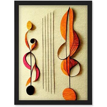 Cream & Copper Melody Wall Decor