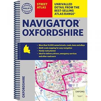 Philip's Navigator Street Atlas Oxfordshire : Spiral edition