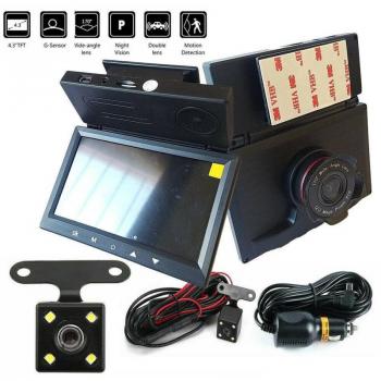 DVR Automotriz TRAESIO 1080p con Pantalla 4,3”