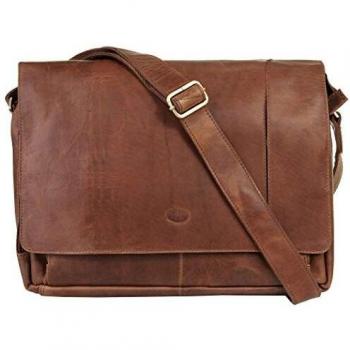 Piké Messenger Bag, stilvolle Umhängetasche aus Leder