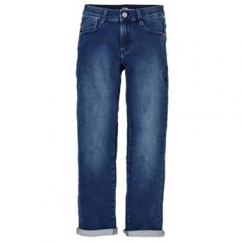 S.Oliver 5-Pocket-Regular-Fit-Jeans Pete Mid Rise Straight Leg Waschung