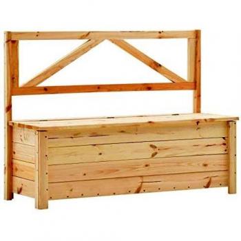 VidaXL Panchina per la conservazione 120 cm in legno massello di pino
