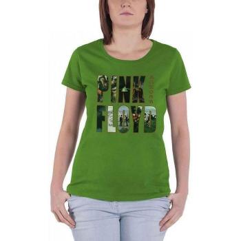 Pink Floyd Dames T-shirt Echoes Album Montage XS groen